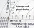 Official Australian Army Military Protractors for Accurate Mapping