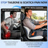 GKTKG 2-in-1 Set Truck Seat Cushion and Headrest for Truck Driver, Lumbar Support Car Cushions for Long Haul Driving
