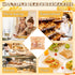 Outus 30 Packaging 7.1 7.5 Inch Pcs Cookie Bags with Seal, x Bakery Pastry Bags with Window, Heat Sealable Grease