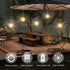 4 Pack 800 8 Dimmable, LED Solar Starburst Sphere Lights,Firework Light Remote Control Timer Modes Waterproof Hanging