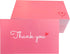 RXBC2011 100 Little Thank You Cards Gold Heart Design Bulk Thank you