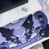 GeekShare Large Gaming Mouse Pad with Wrist Support Set, Non-Slip Rubber Back Desk Mat & Memory Foam Rest - Star Wings