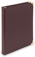 Samsill Classic Collection Executive Presentation 3 Ring Binder, Half Inch, Burgundy, Holds 100 Sheets