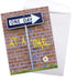 NobleWorks - Recovery Jumbo Greeting Card, Extra Large 8.5 x 11 Inch, Encouragement Notecard from Group