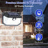 4-Pack 3 178 Solar Wall Lights Outdoor with Modes & Reflector, Waterproof Bright LEDs Motion Sensor Security Lights