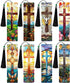HTTDMY 8PCS Diamond Painting Art Bookmarks,Cute Acrylic Bookmarks Crafts Kits Gifts with Pendants