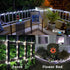 66ft 200 8 YEGUO Solar Rope Lights Outdoor Waterproof, LED White String Lights, Modes Fairy Lights in Clear Thin Tube