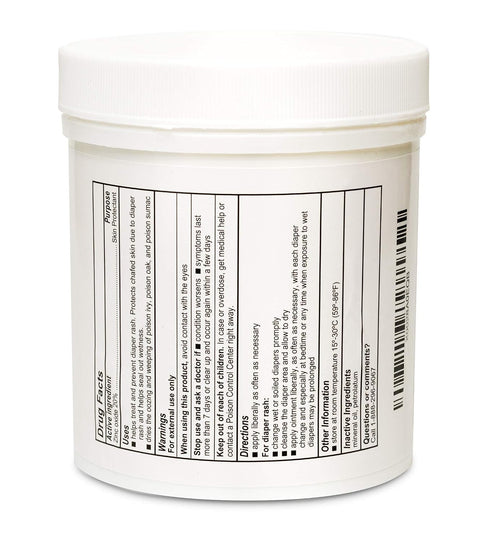 16 oz 20% Globe Zinc Oxide Skin Protectant Barrier Ointment, Treatment for Diaper Rash, Relief From Poison Ivy, Sumac