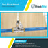 SharkBite 1/2 x 1/2 x 1/4 Inch Compression Tee Stop Valve, Push to Connect Brass Plumbing Fitting