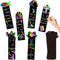 CY2SIDE 60PCS Religious Scratch Bookmarks, DIY Crosses Rainbow Color Paper Cards Craft