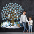 Glenmal 85 Pcs Winter Classroom Bulletin Board Decorations, Snowflake Snowman Cutouts with Glue Points for Christmas