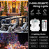 SFNDOU 2 Pack 8 66ft 200 Battery Operated String Lights Outdoor Indoor, Modes with Remote Timer Waterproof LED Twinkle