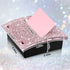 Eersida 4 x 4 Inches Rhinestone Self Stick Note Pad Holders, Memo Sticky Dispenser for Office Home Desk Supplies