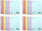 Mintra Office Spiral Notebooks (Pastel - College Ruled, 24pk)