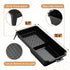 4 Inch 8 1x 1x 4", 3X 4", 2X 2", 1x Bates- Paint Roller Kit, pcs, Plastic Paint Tray, Roller Frame Microfiber Covers