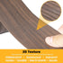 2.4 inch 15ft GSCIT Club Wood Grain Repair Tape, X Self Adhesive Walnut Grain Repair Patch for Tables, Chairs