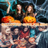 Leinuosen 120 Pcs Halloween Ballpoint Pen Retractable Gel Ink Ghost Pumpkin Spider Pattern Cute Cartoon Office Supplies
