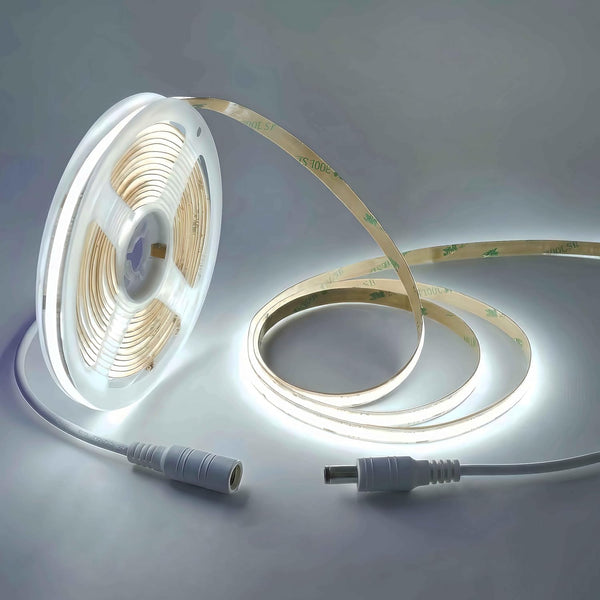 LED Strip Lights 24V COB LED Daylight White 6000K Super Bright LED16.4ft