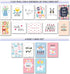 T&M Quality Designs LLC 100 5x7 Inch 100 All Occasion Cards Assortment Box with Envelopes and Stickers - Large Bulk