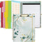 Clipboard with Storage and Refillable Notepad for Letter Size 8.5"x 11", Cute Clip Board with Extra Folders and Tabs