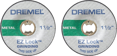 Dremel EZ541GR Aluminum Oxide Grinding Wheel, 2-Piece Set