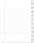 BookFactory Left-Handed Notebook, NotRight (Lefty) 120 Pages, 8.5'' x 11'', Wire-O