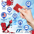 INDIANA TICKET CO. 2,000 Red Raffle Tickets Double Roll, Premium Quality for Events and Prizes