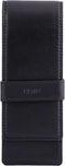 Leather Triple Pen Case Pencil Pouch Holder for Three Fountain Ballpoint Rollerball Pens and Pencils