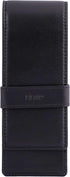 Leather Triple Pen Case Pencil Pouch Holder for Three Fountain Ballpoint Rollerball Pens and Pencils