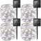 YEGUO 4 Pack White Solar Fairy Lights, Each 33ft 100 LED Christmas