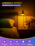 JandCase Amber Light Bulbs, 3W Warm Light, Blue Light Blocking, 40W Equivalent, E26 A19 Dim Light Bulbs, 2 Pack
