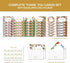 XISHIUYIS 48 Pack Set, 4) Thank You Cards with Envelopes - Floral Design Thank You Notes Small Blank Thank You Cards
