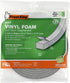Frost King V734H Vinyl Foam Tape - Closed Cell, 3/4" W, 1/2" Thick, 10' L, Grey
