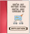YIWANSIN Funny Birthday Card for Gamer, Leveling Up Pun Birthday Card for Friends