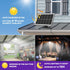 VOPHICHO 244 360 5 (1) Solar Shed Light Outdoor Indoor, Upgrade LED Lighting Motion Sensor Pendant Light, Waterproof
