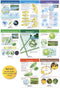NewPath Learning Protists Bulletin Board Charts, Set of 8, Laminated, Double-Sided, Full-Color, 12" x 18" (94-7017)