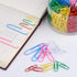 Yarlung 900 Pieces 2 Inch Jumbo Paper Clips, Vinyl Coated Large Paperclips for Document Organizing, 6 Colors