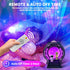 Dacnod Galaxy Northern Lights Projector Plasma Ball Night Light Aurora Projector Remote Control White Noise Bluetooth