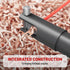 RED WOLF 4 AWG 3/8"(M10) 20 PCS Wire Lugs Ring Terminal Connectors, 4 Gauge Battery Cable Copper Connector Ends with