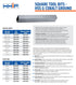 HHIP 2000-0045 3/8 x 3 Inch 8% Cobalt Square Tool Bit, 1 Count