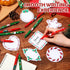 Spakon 48 Pcs Christmas Notepad Set with 24 Christmas Candy Sticky Notes and Themed Ballpoint Pens