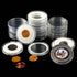 Ettonsun 30 Pieces 45mm Coin Capsules, Coin Holders for Collectors, Plastic Storage Container for Coin Collection