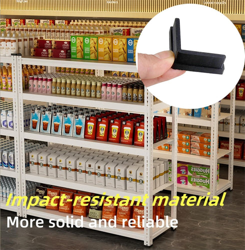 Sraseenomy 24 (12 12 Pcs Post Inserts Connectors for Storage Rack and Whalen Muscle Rack Shelving - PP Plastic, Sturdy