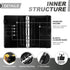 Onlyesh Budget Binder, 28Pcs with Zipper Envelopes, Cash Organizer for Budgeting, Sunblack