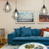 Laihezz Black Metal Plug in Pendant Light, Hanging Light Fixture with Plug in Cord, Hanging Lights with Plug in Cord