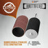 DCT 1/4 Inch Drive Drill Press Sanding Drum Kit, Rubber Sanding Drums (0.5-1.5 Inch) and Spindle Sander Sleeves, 20pc