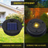 ZNYCYE 2 Pack Upgraded Solar Replacement Top, Double LED Light Modes for Outdoor Lanterns Garden Patio Decor (Warm