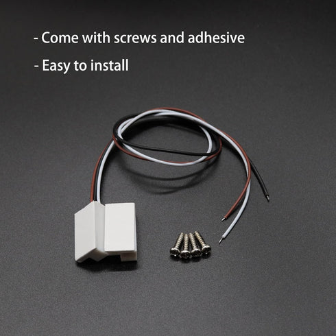 MC-38 5pcs Magnetic Reed Switch NC NO COM Surface Mount Wired Door Window Contact Sensor with Adhesive Paper for Home