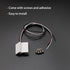 MC-38 5pcs Magnetic Reed Switch NC NO COM Surface Mount Wired Door Window Contact Sensor with Adhesive Paper for Home