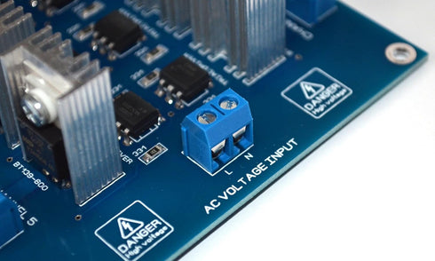 8 Channel Digital AC Programmable Light Dimmer Module Controller Board, Arduino Raspberry Compatible, 50/60Hz 110V,